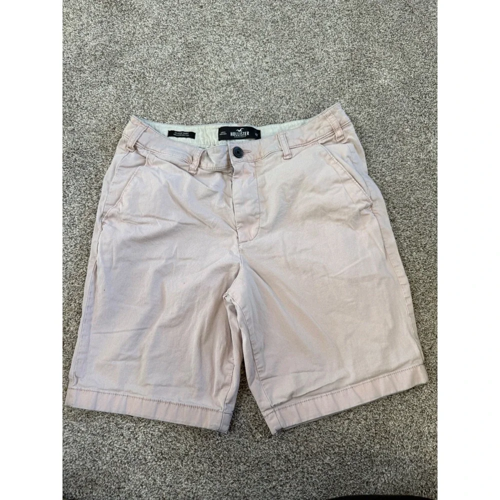 Vintage Y2K Hollister‎ Epic Flex Classic Shorts Mens 32 Pink Chino